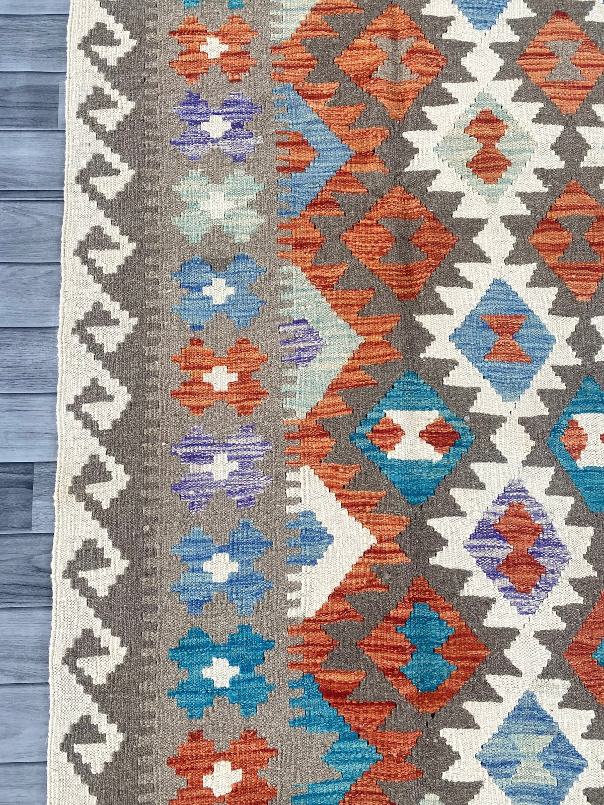 Handmade Afghan Chobi Kilim Rug 306 CM x  204 CM ( SS # 154 )