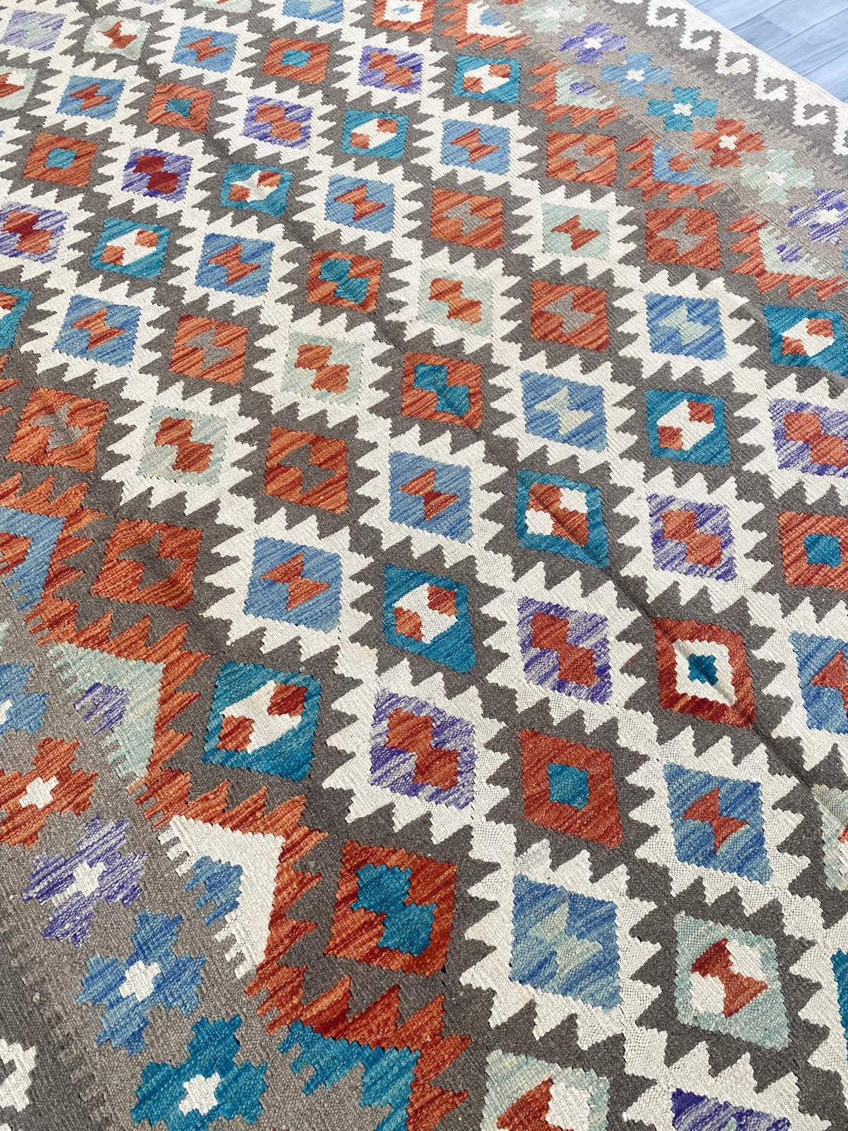 Handmade Afghan Chobi Kilim Rug 306 CM x  204 CM ( SS # 154 )