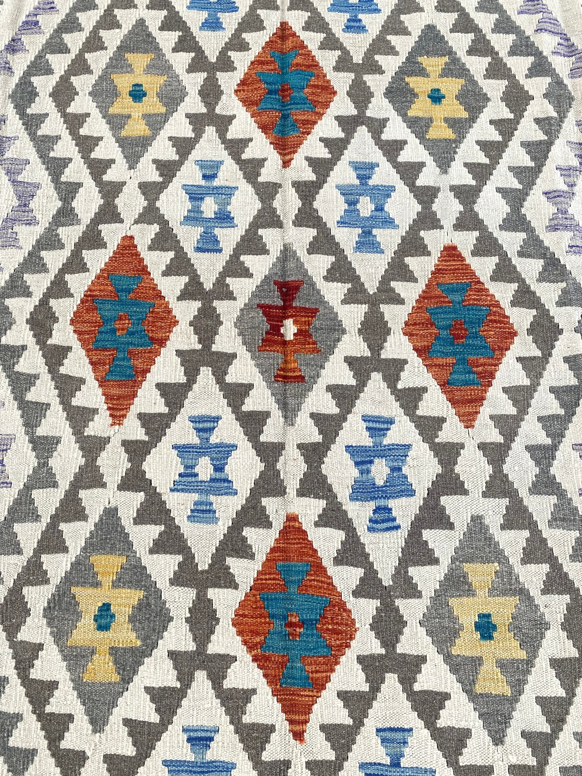Handmade Afghan Chobi Kilim Rug 293 CM x  197 CM  SS # 153