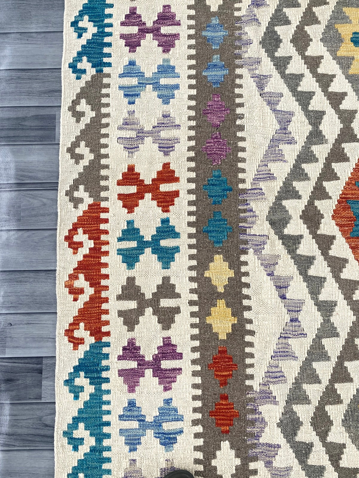 Handmade Afghan Chobi Kilim Rug 293 CM x  197 CM  SS # 153