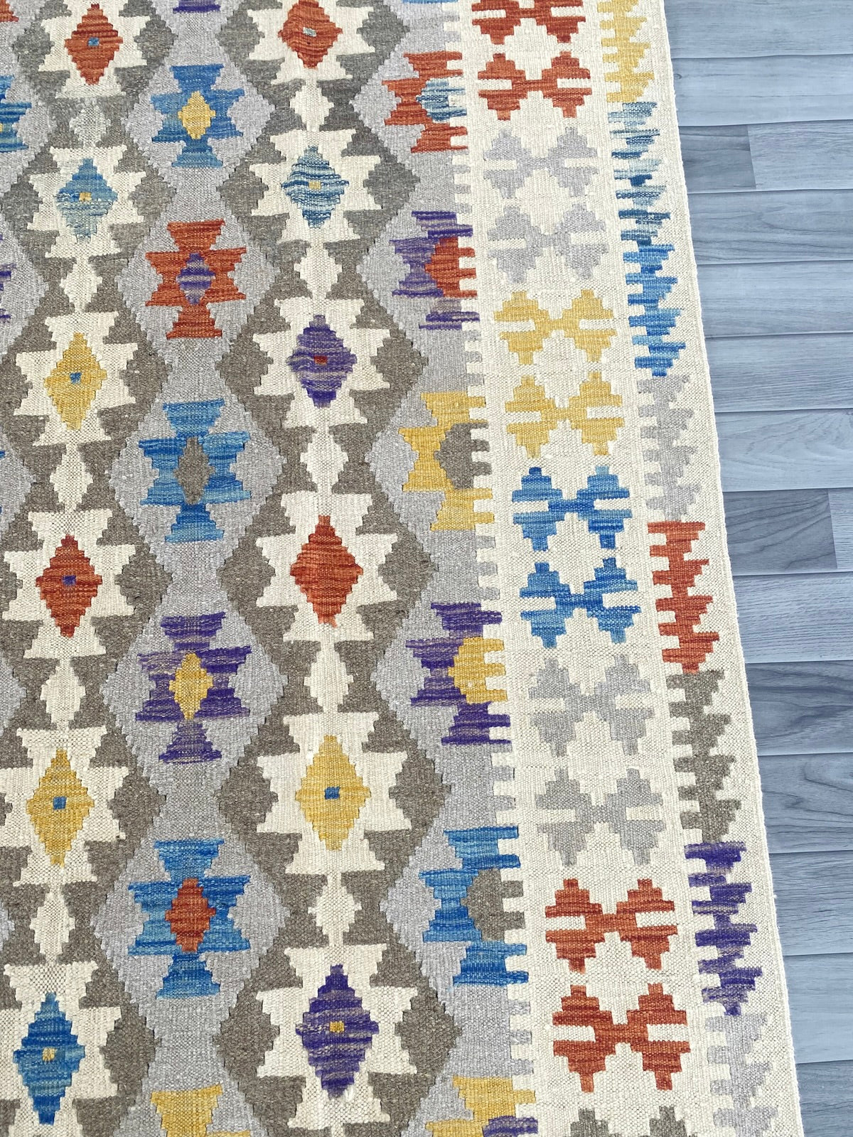 Handmade Afghan Chobi Kilim Rug 296 CM x  200 CM ( SS # 152 )