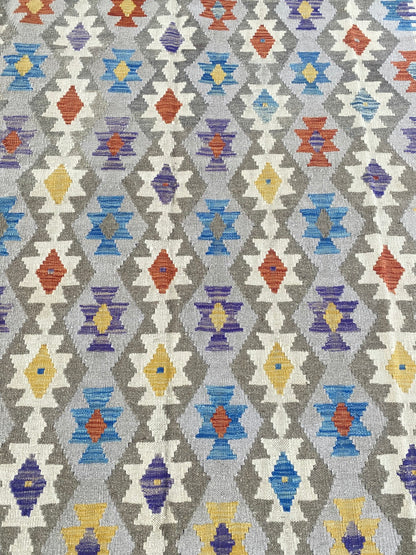 Handmade Afghan Chobi Kilim Rug 296 CM x  200 CM ( SS # 152 )