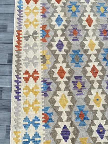 Handmade Afghan Chobi Kilim Rug 296 CM x  200 CM ( SS # 152 )