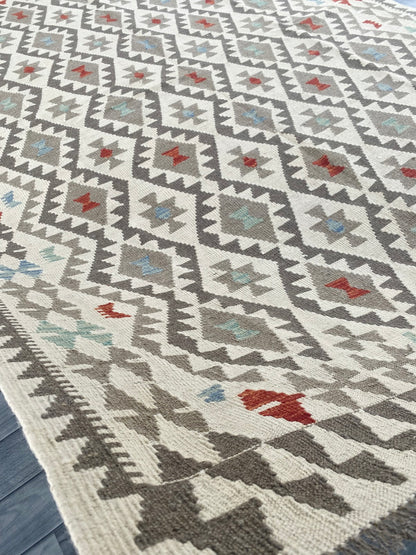 Handmade Afghan Chobi Kilim Rug 296 CM x  200 CM ( SS # 151 )