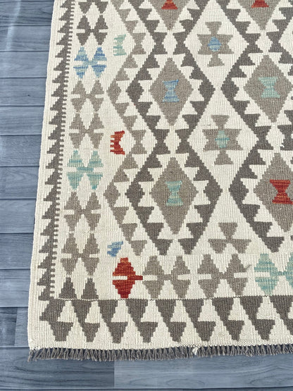 Handmade Afghan Chobi Kilim Rug 296 CM x  200 CM ( SS # 151 )