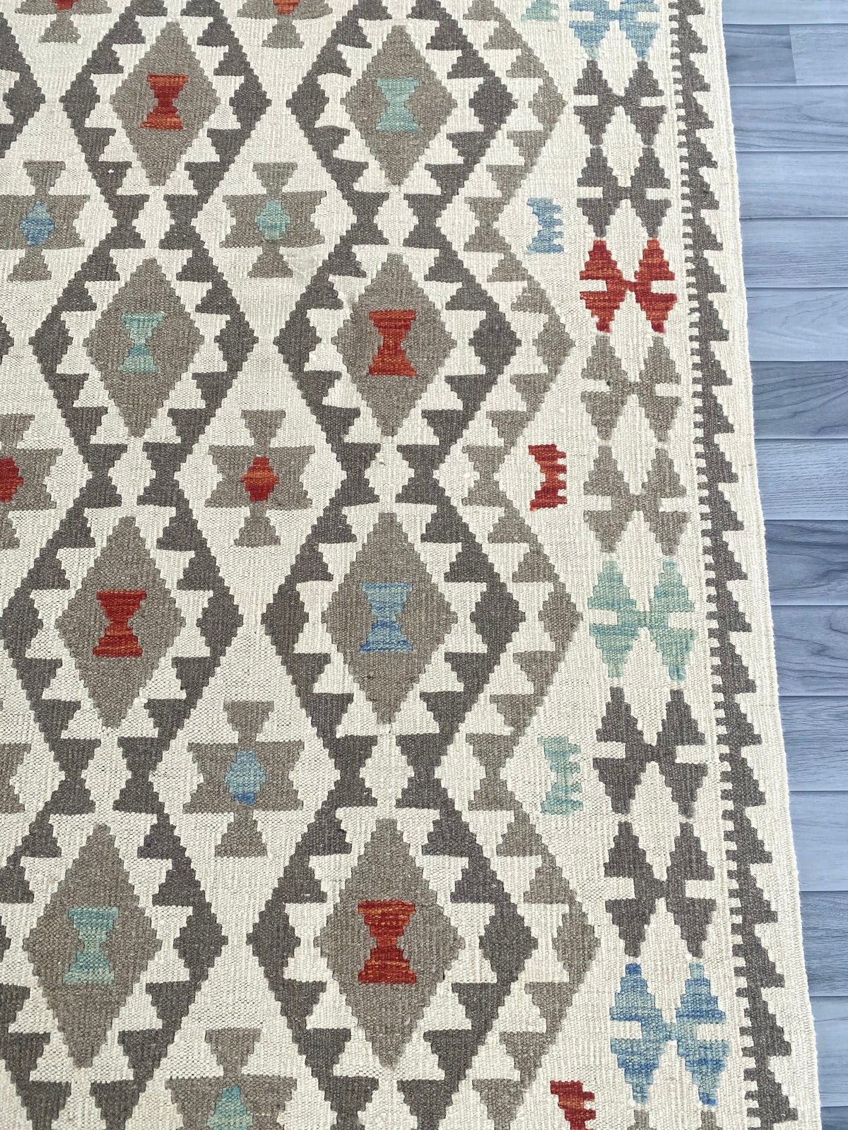 Handmade Afghan Chobi Kilim Rug 296 CM x  200 CM  SS # 151