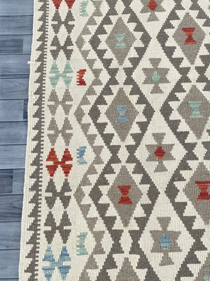 Handmade Afghan Chobi Kilim Rug 296 CM x  200 CM ( SS # 151 )