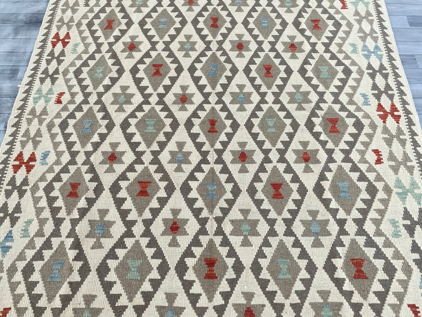 Handmade Afghan Chobi Kilim Rug 296 CM x  200 CM ( SS # 151 )