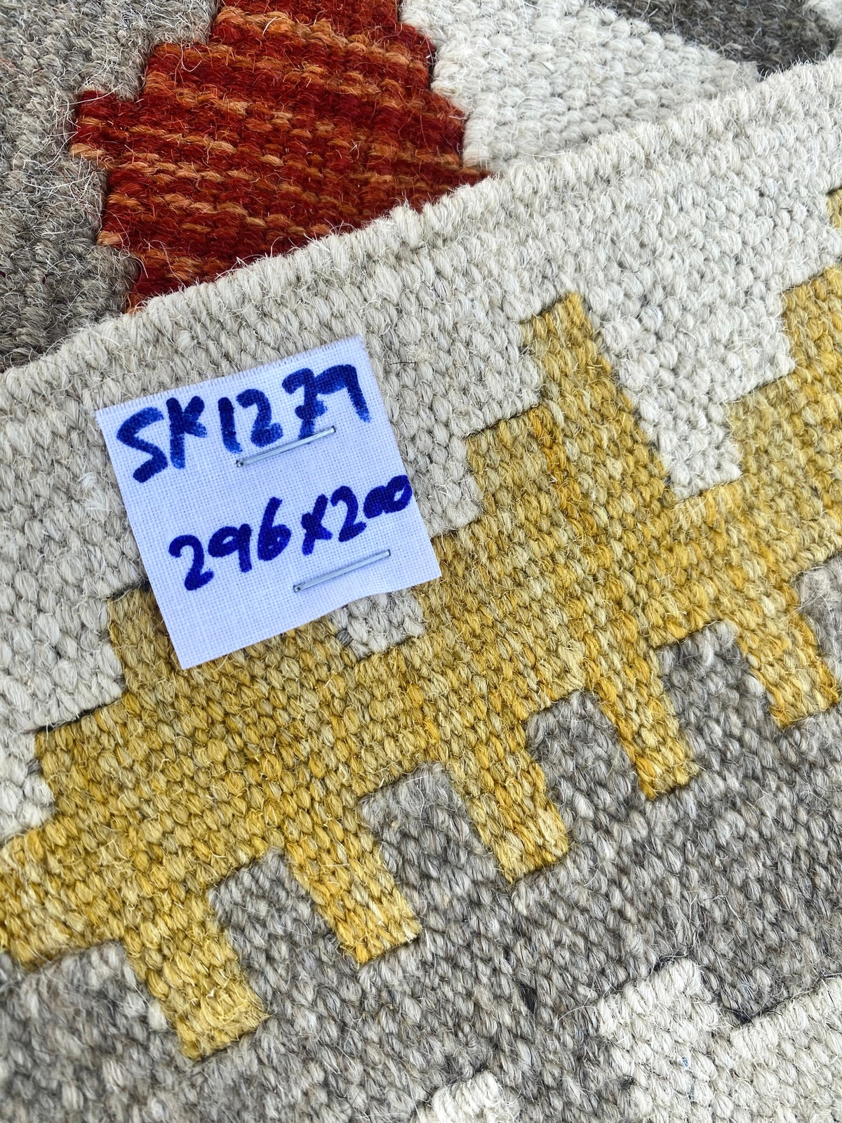 Handmade Afghan  Kilim Rug  296 CM x 200 CM  SK #1279