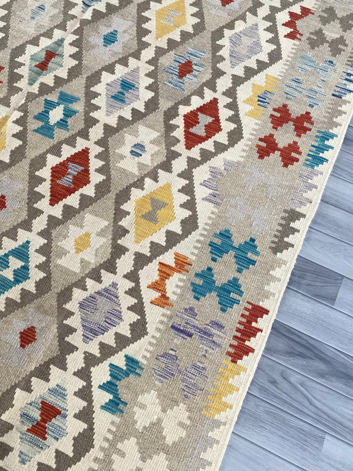 Handmade Afghan Chobi Kilim Rug 296 CM x  200 CM ( SS # 150 )