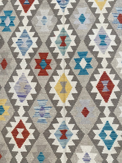 Handmade Afghan Chobi Kilim Rug 296 CM x  200 CM ( SS # 150 )