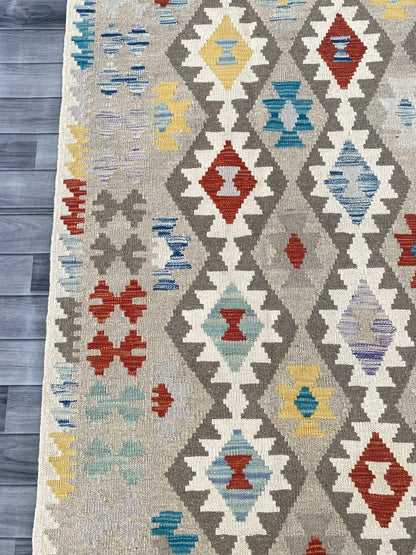 Handmade Afghan Chobi Kilim Rug 296 CM x  200 CM ( SS # 150 )
