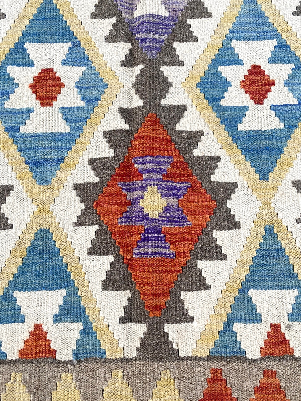 Handmade Afghan Chobi Kilim Rug 289 CM x  198 CM ( SS # 148 )