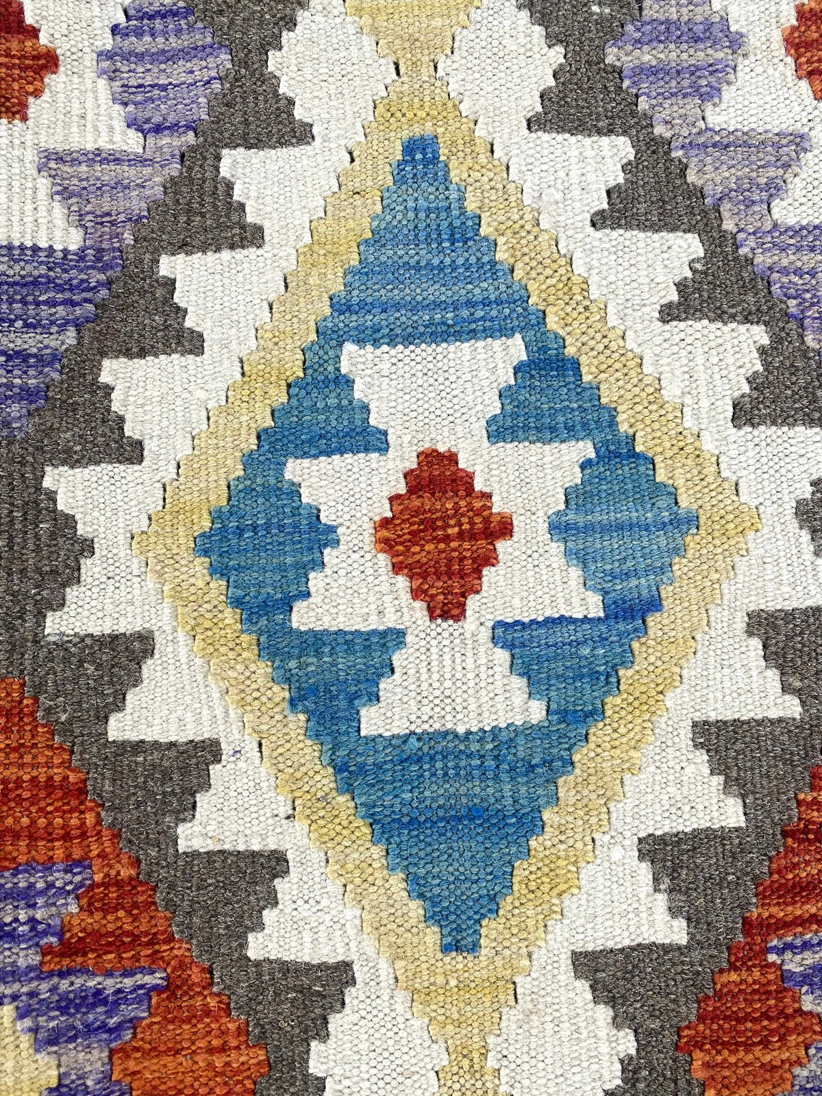 Handmade Afghan Chobi Kilim Rug 289 CM x  198 CM ( SS # 148 )