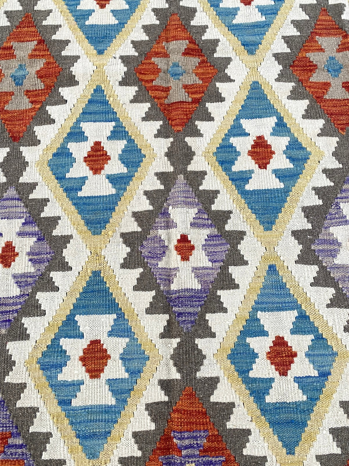 Handmade Afghan Chobi Kilim Rug 289 CM x  198 CM ( SS # 148 )