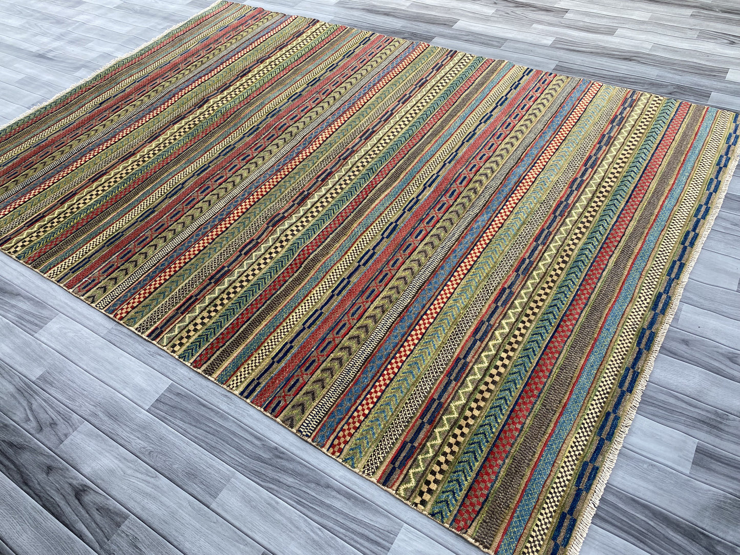 Hand Knotted Modern Wool Rug | 264 CM x 184 CM SK#492
