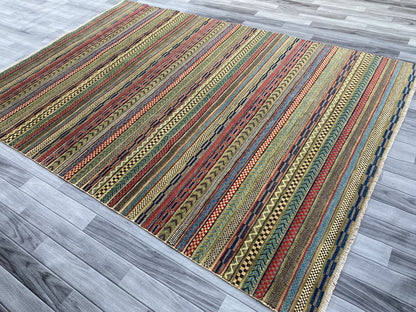 Hand Knotted Modern Wool Rug | 264 CM x 184 CM SK#492