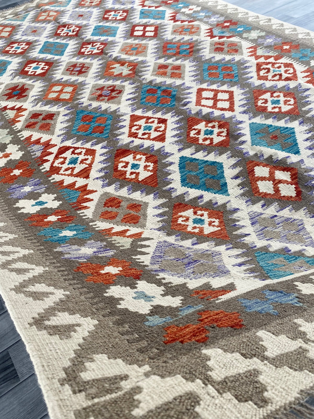 Handmade Afghan Chobi Kilim Rug 305 CM x  200 CM ( SS # 147 )