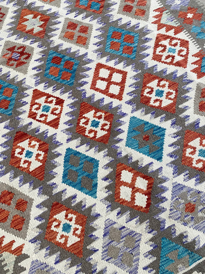 Handmade Afghan Chobi Kilim Rug 305 CM x  200 CM ( SS # 147 )