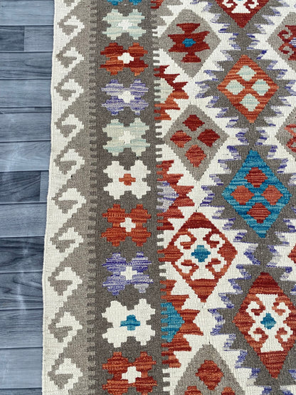 Handmade Afghan Chobi Kilim Rug 305 CM x  200 CM ( SS # 147 )