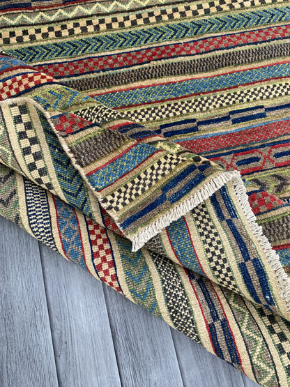 Hand Knotted Modern Wool Rug | 264 CM x 184 CM SK#492