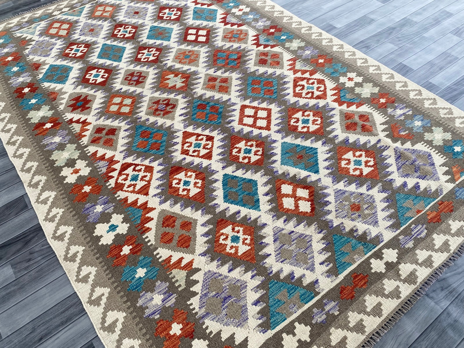 Handmade Afghan Chobi Kilim Rug 305 CM x  200 CM  SS # 147