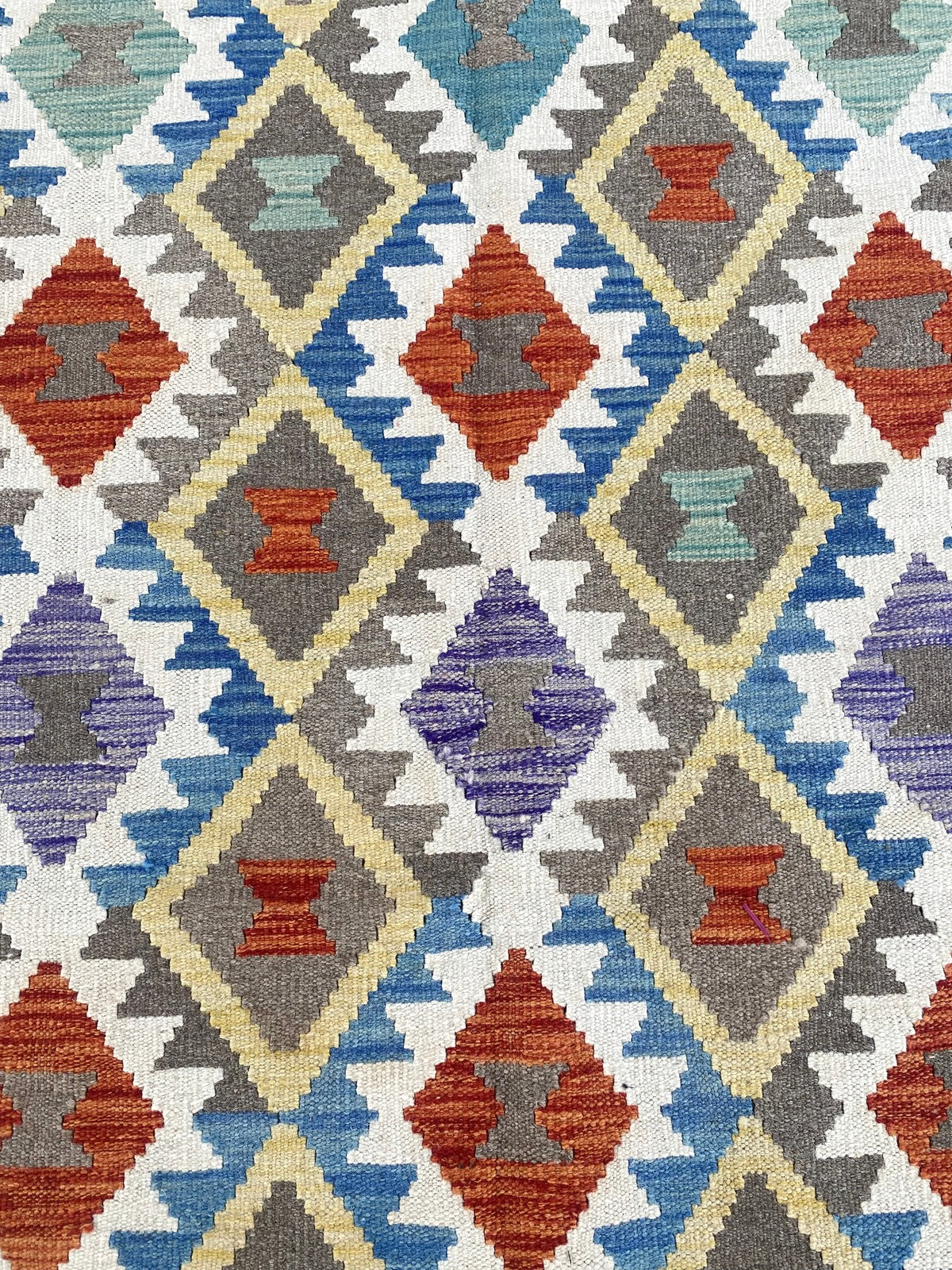 Handmade Afghan Chobi Kilim Rug 285 CM x  198 CM ( SS # 146 )