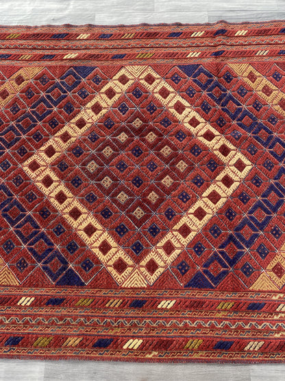 Handmade Afghan Tribal Meshwani Rug 200x158 cm KAS#773