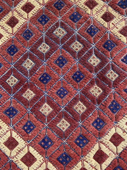 Handmade Afghan Tribal Meshwani Rug 200x158 cm KAS#773