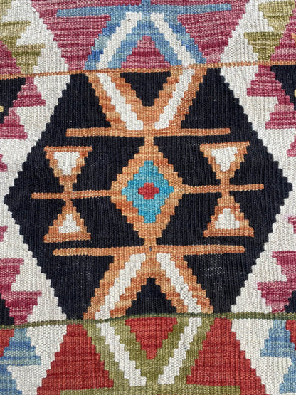 Handmade Flat Weave Kilim Rug (305 CM x 81 CM) SK#1060