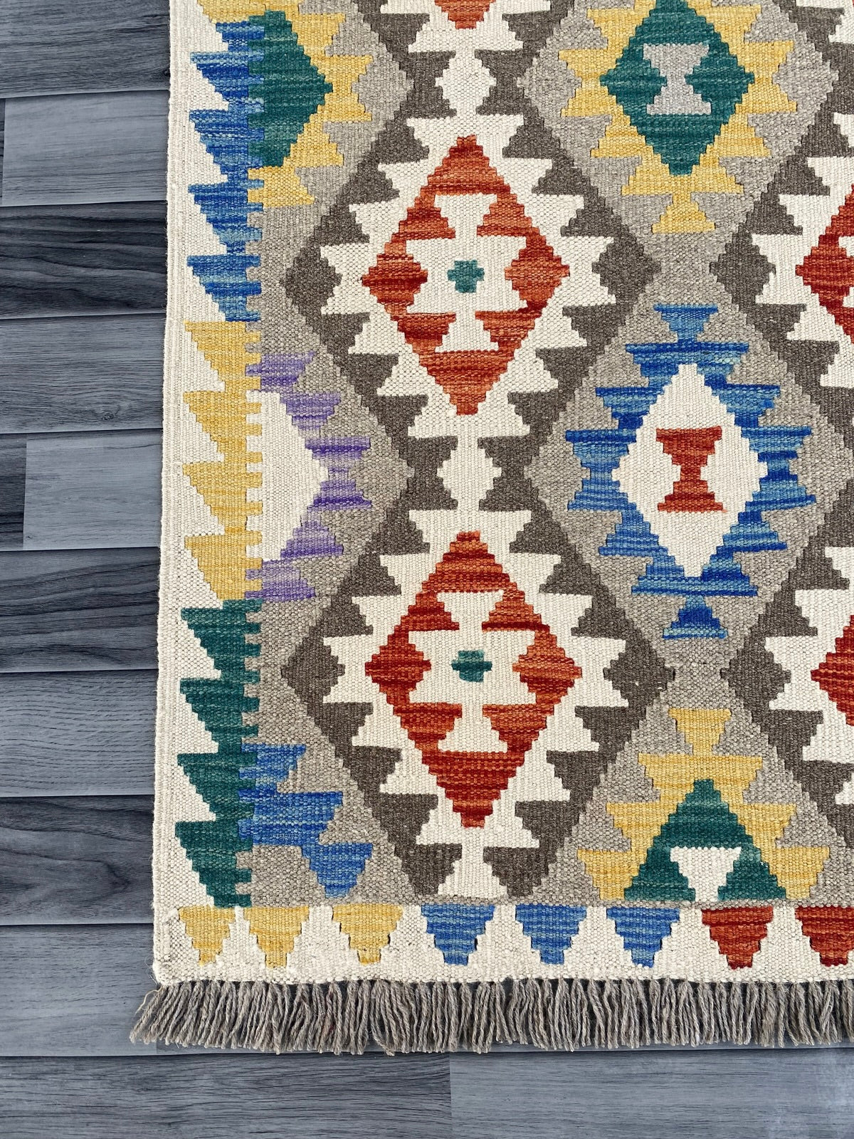 Handmade Afghan Chobi Kilim Hallway Runner Rug 302 CM x 82 CM SS # 172
