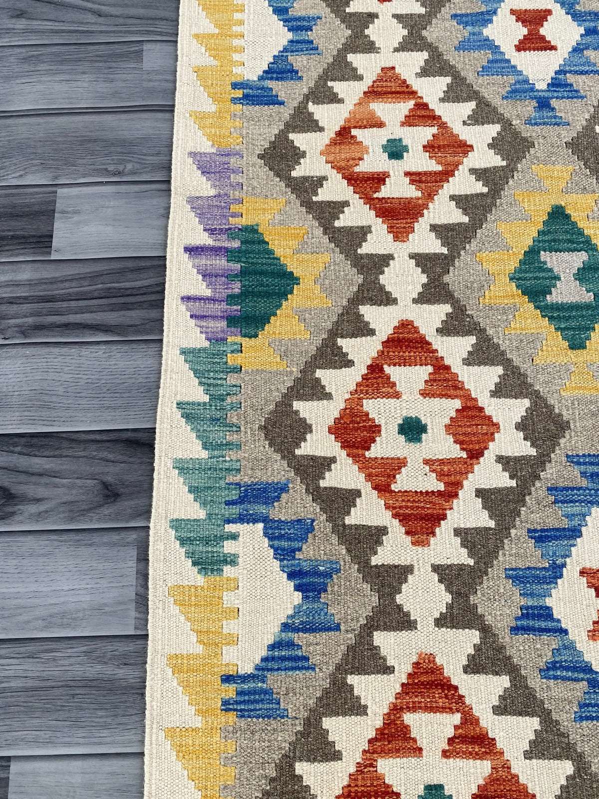 Handmade Afghan Chobi Kilim Hallway Runner Rug 302 CM x 82 CM SS # 172