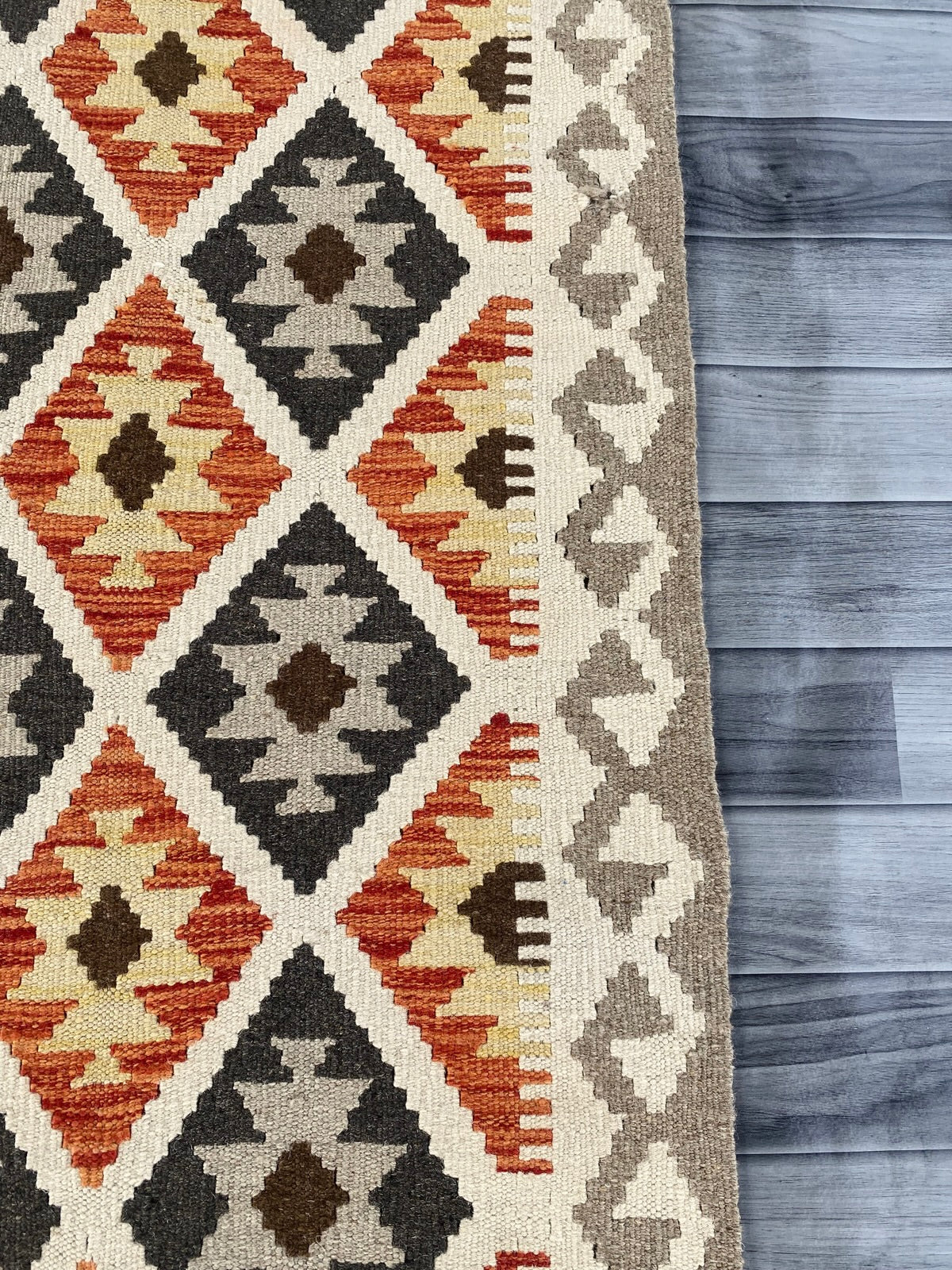 Handmade Afghan Chobi Kilim Hallway Runner Rug 193 CM x 66 CM ( SS # 168 )