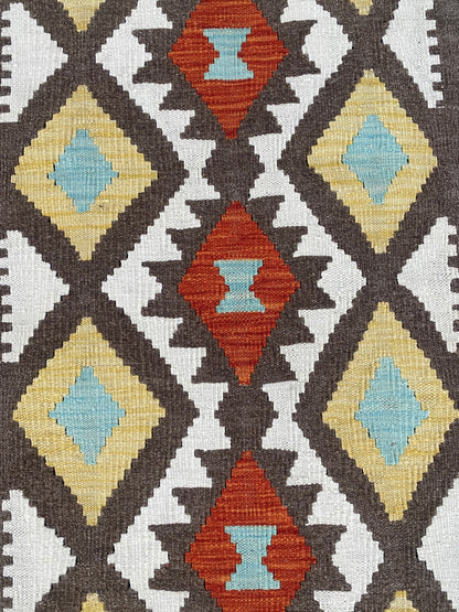 Handmade Afghan Chobi Kilim Hallway Runner Rug 213 CM x 80 CM ( SS # 165 )