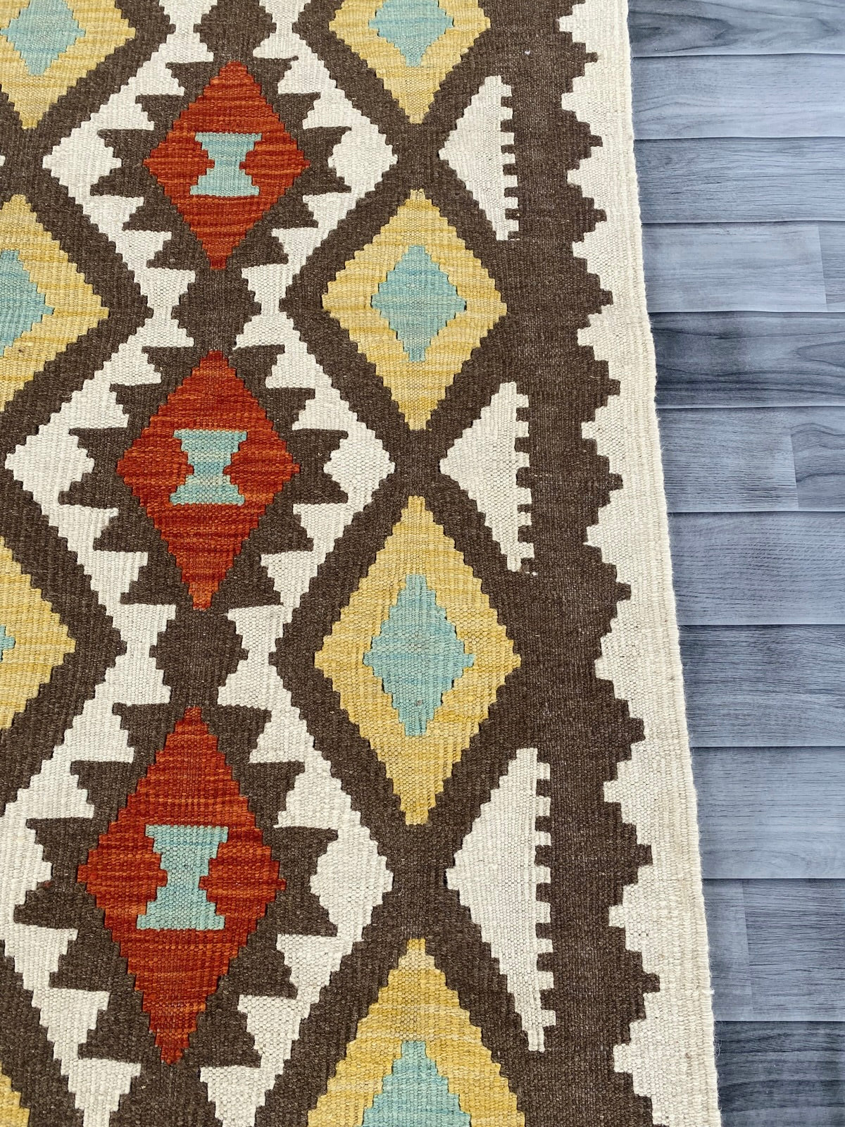 Handmade Afghan Chobi Kilim Hallway Runner Rug 213 CM x 80 CM ( SS # 165 )