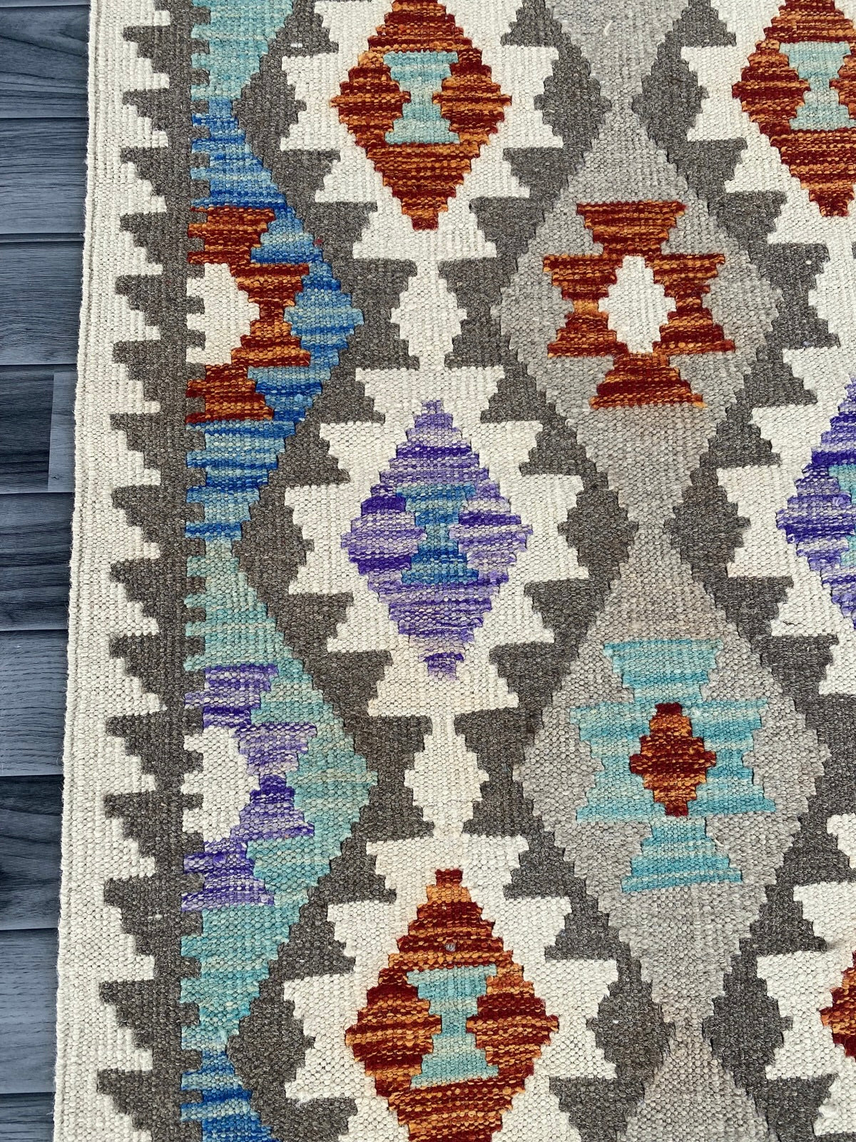 Handmade Afghan Chobi Kilim Hallway Runner Rug 196 CM x 81 CM ( SS # 164 )