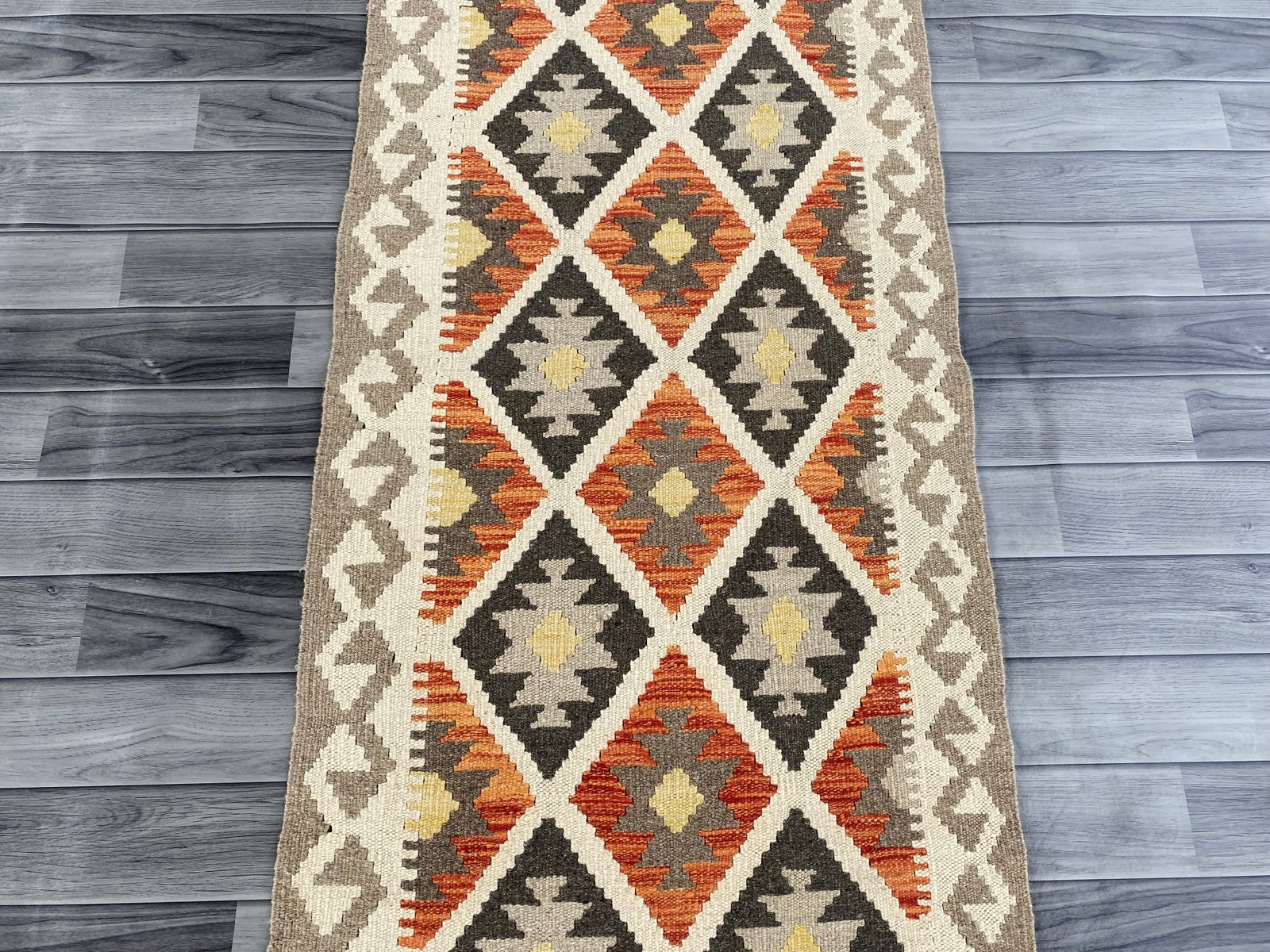 Handmade Afghan Chobi Kilim Hallway Runner Rug 195 CM x 67 CM  SS # 160