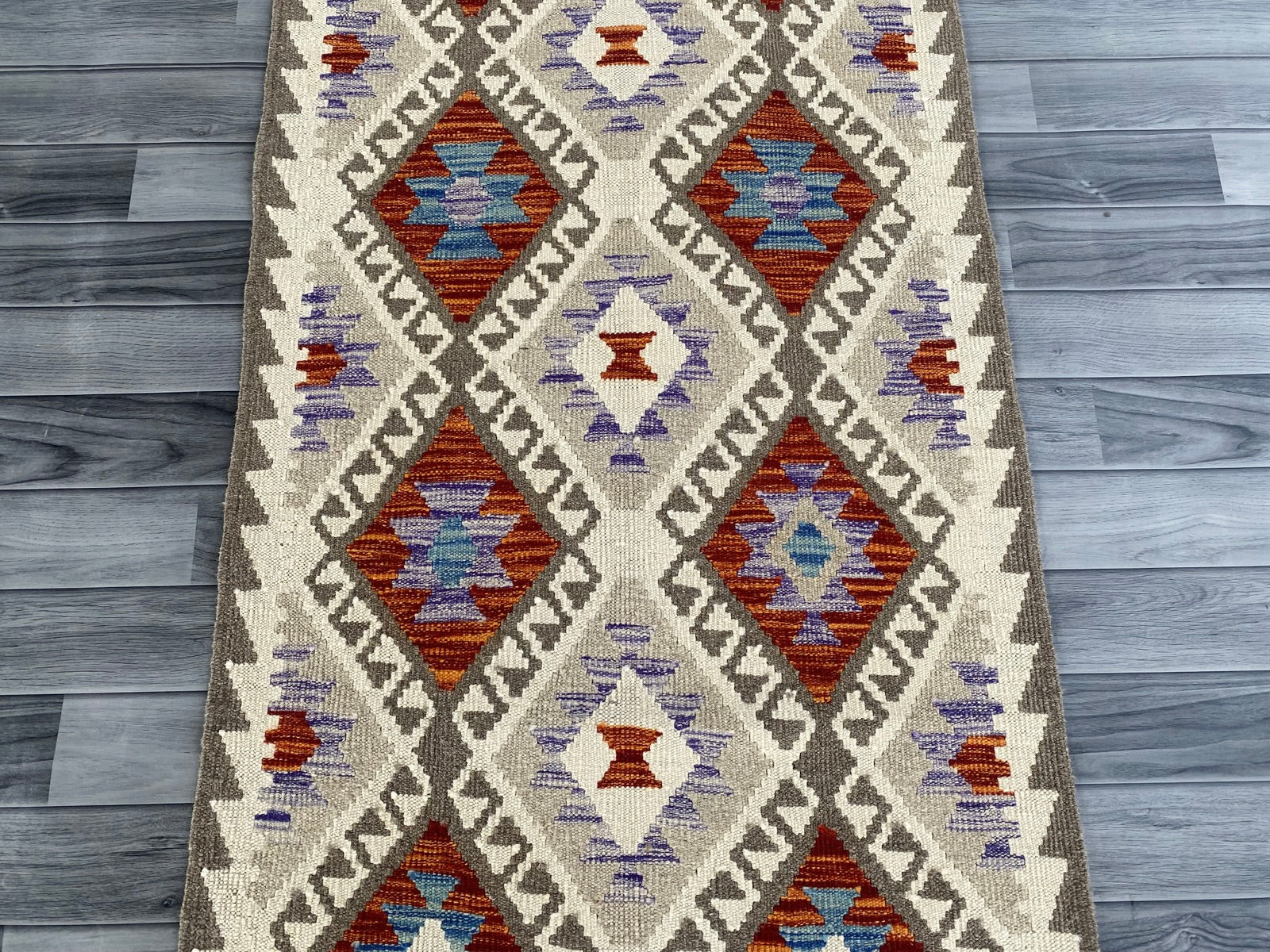 Handmade Afghan Chobi Kilim Hallway Runner Rug 207 CM x 78 CM  SS # 158