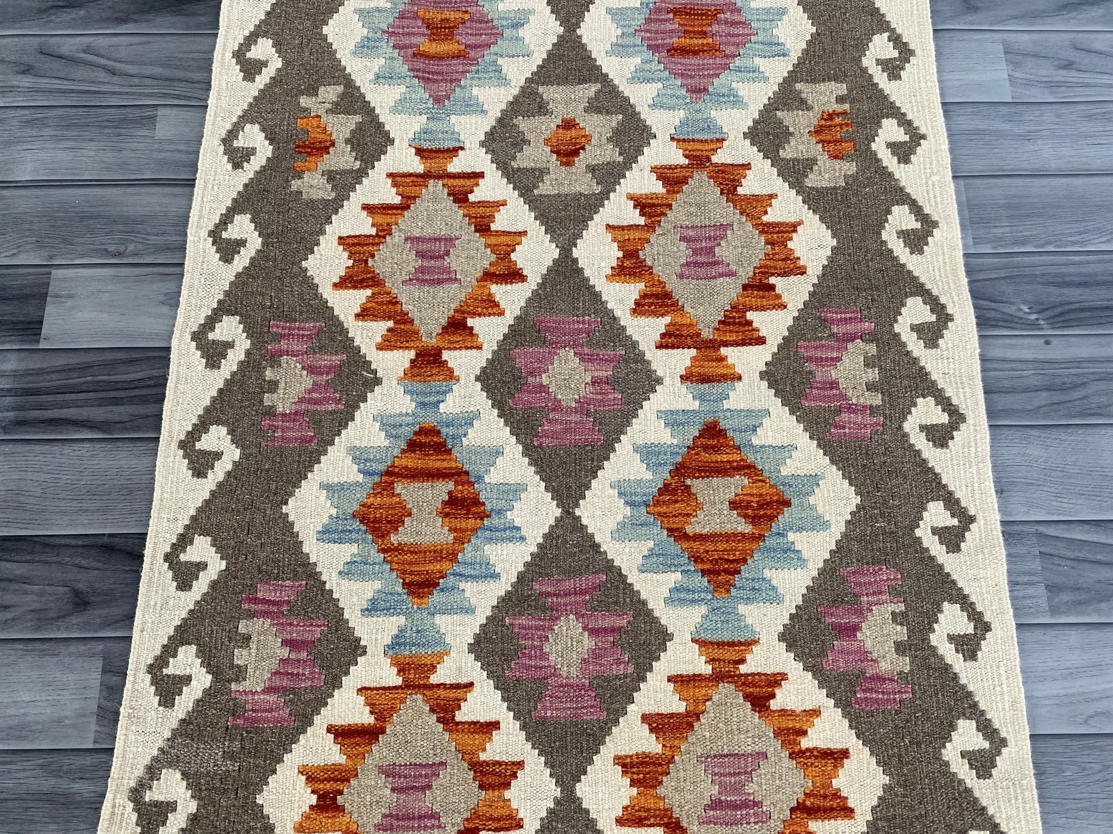 Handmade Afghan Chobi Kilim Hallway Runner Rug 200 CM x 82 CM  SS # 157
