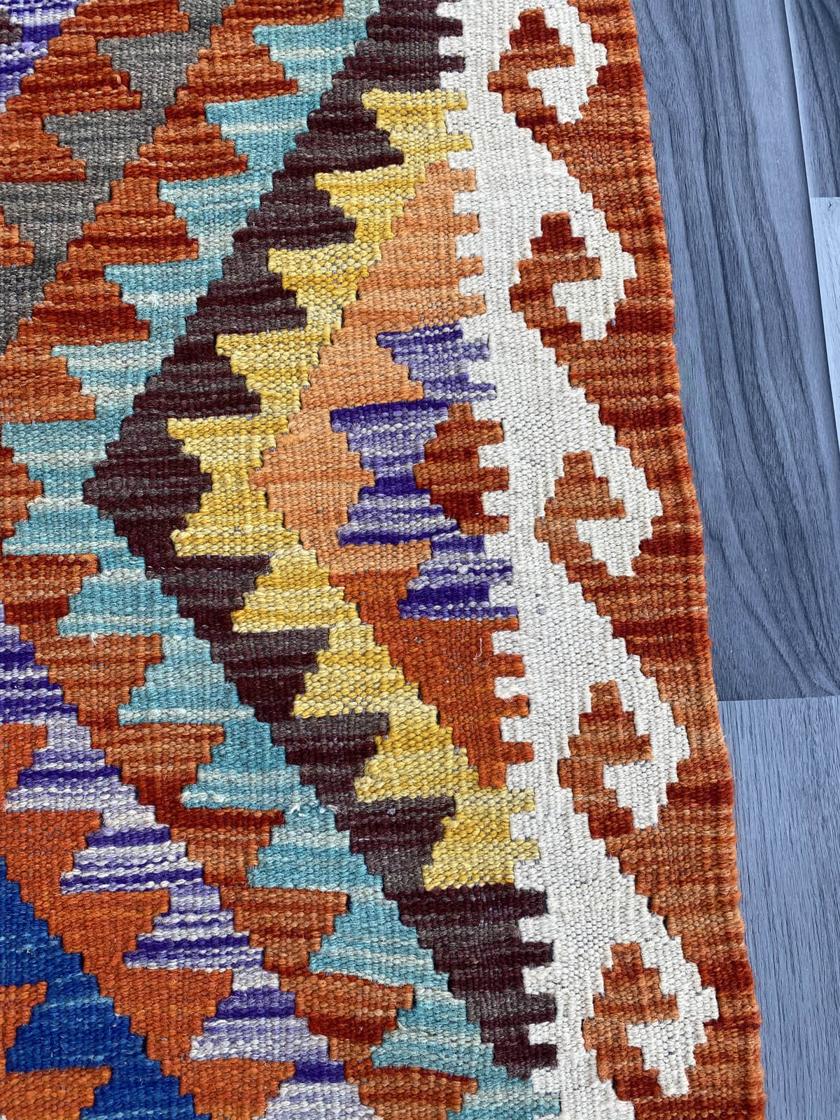 Handmade Flat Weave Kilim Rug (200 CM x 70 CM) SK#1079