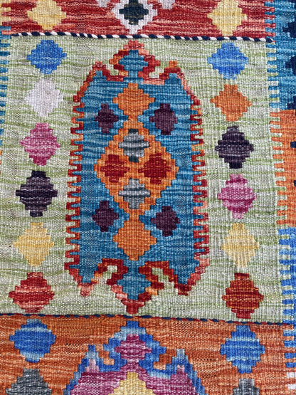 Handmade Flat Weave Kilim Rug (183 CM x 63 CM) SK#1080