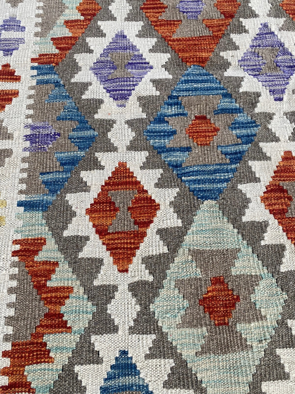 Handmade Afghan Chobi Kilim Rug 200 CM x  153 CM ( SS # 140 )