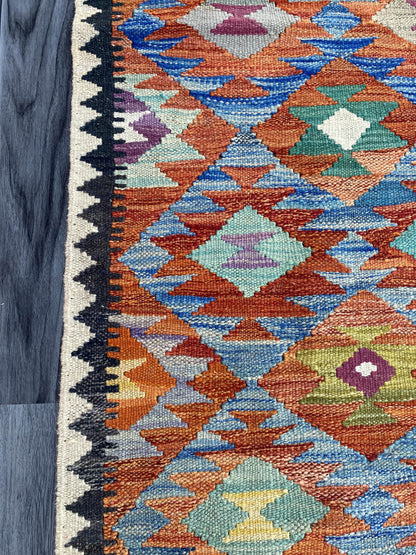 Handmade Flat Weave Kilim Rug (194 CM x 75 CM) SK#1081