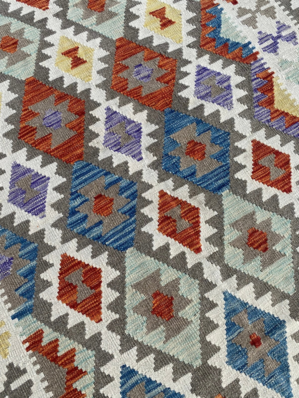 Handmade Afghan Chobi Kilim Rug 200 CM x  153 CM ( SS # 140 )
