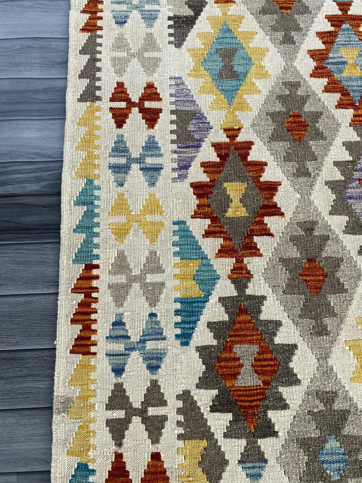 Handmade Afghan Chobi Kilim Rug 200 CM x  153 CM  SS # 139