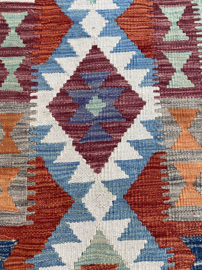 Handmade Flat Weave Kilim Rug (194 CM x 70 CM) SK#1085