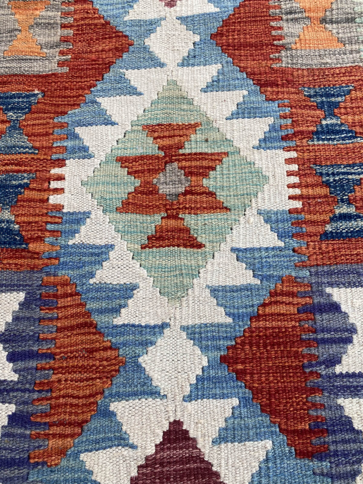 Handmade Flat Weave Kilim Rug (194 CM x 70 CM) SK#1085