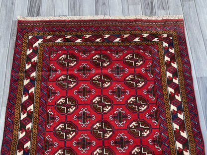 Handmade Afghan Traditional Balochi Rug 195CM x 115CM ES# 1192