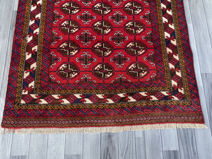 Handmade Afghan Traditional Balochi Rug 195CM x 115CM ES# 1192