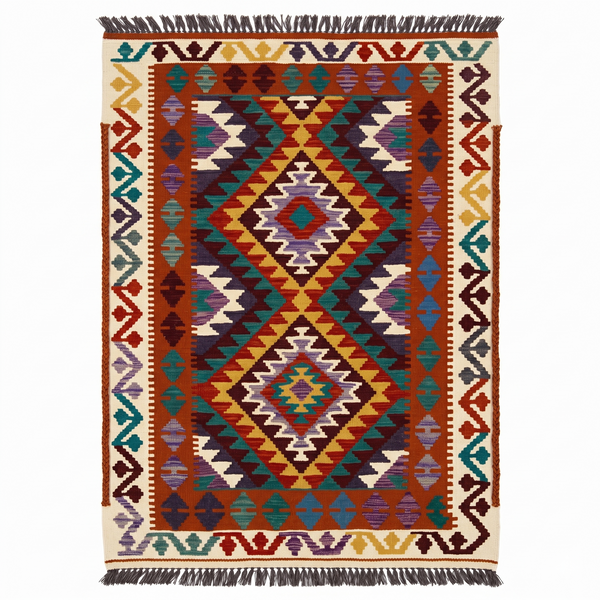 Handmade Afghan Chobi Kilim Rug 161x98 cm KAS#731